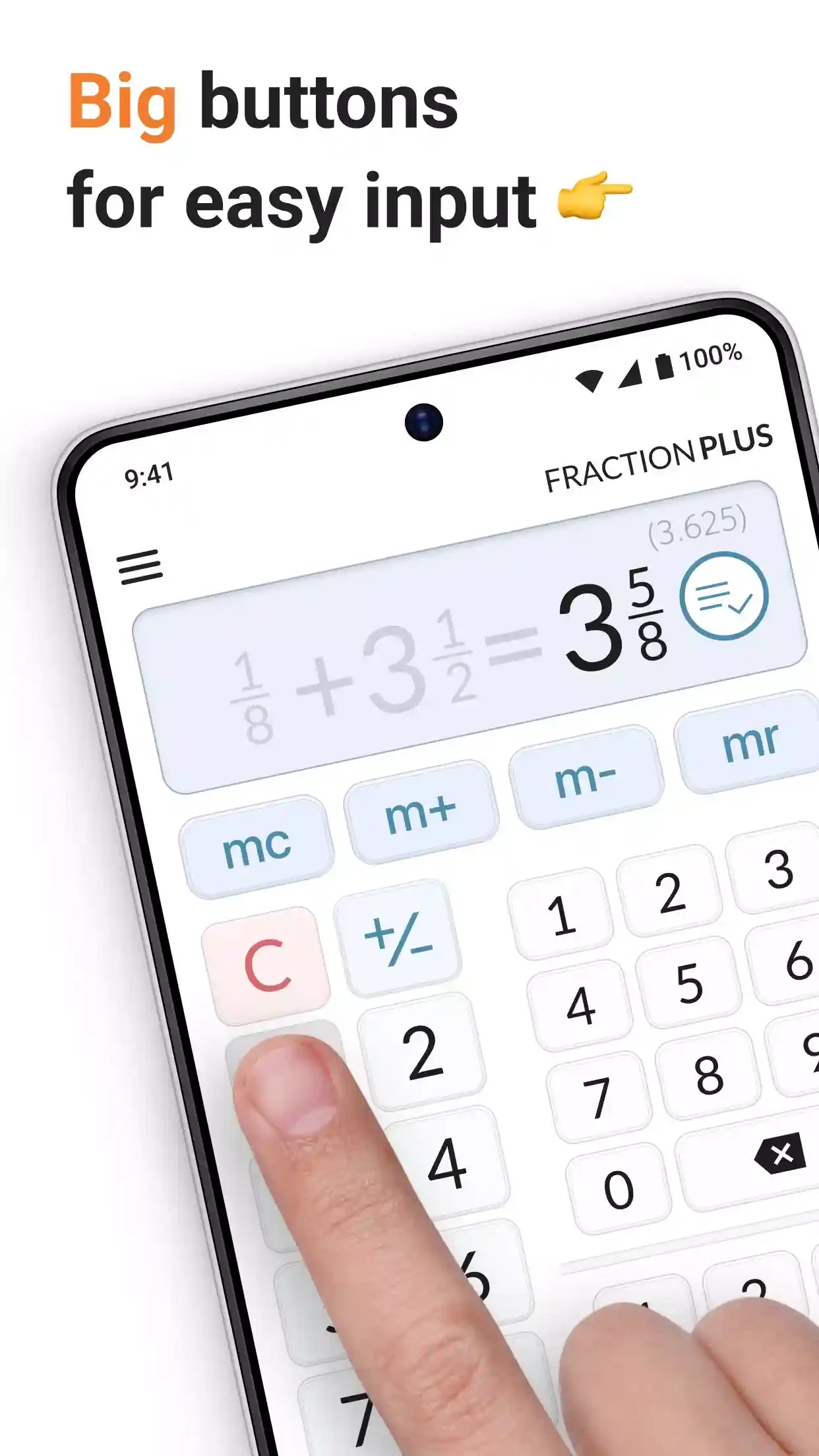Fraction Calculator Plus — στιγμιότυπο οθόνης 4
